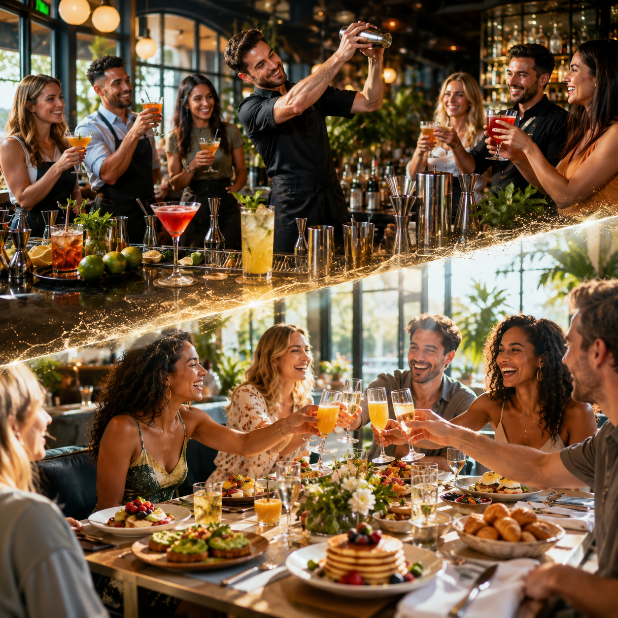 Cocktails and Bottomless Brunch