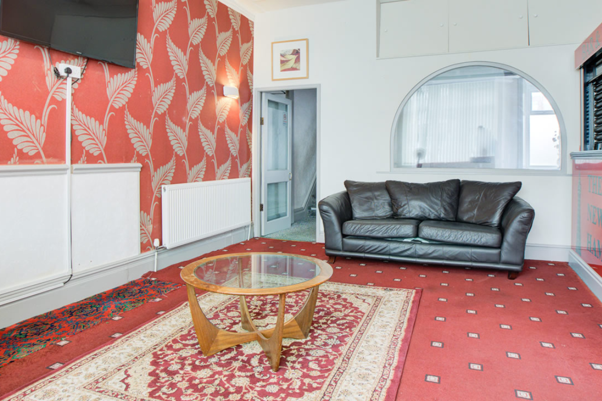 Large lounge inside the Sandringham Apartment