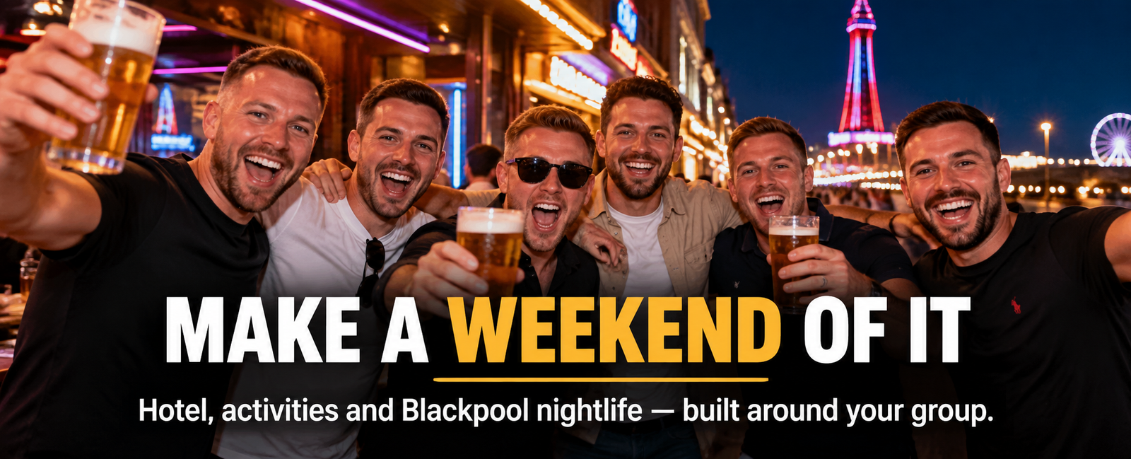 Blackpool stag weekend nightlife with Party In Blackpool